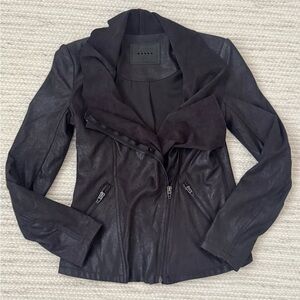 BLANKNYC Faux Leather Black Jacket XS